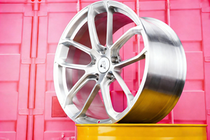 Jantes en alliage forgé de 19-20 pouces |   Noir brossé, JWL/VIA haute résistance, usiné CNC pour voitures de sport, aucune modification requise - Product Image 6