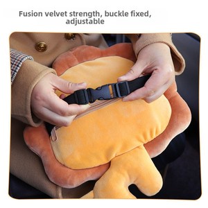 Porte-mouchoirs suspendu pour voiture, étui à serviettes en peluche motif animal <span class=keywords><strong>de</strong></span> dessin animé, mignon lion, dinosaure, tournesol, crabe, organisateur <span class=keywords><strong>de</strong></span> papier pour dossier <span class=keywords><strong>de</strong></span> siège - Product Image 4
