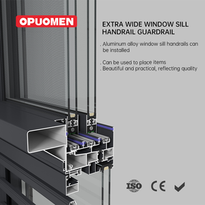 หน้าต่าง<span class=keywords><strong>บาน</strong></span><span class=keywords><strong>เลื่อน</strong></span>อลูมิเนียม<span class=keywords><strong>สำเร็จรูป</strong></span>ดีไซน์ทันสมัย OPUOMEN รุ่น AW-TS129 แบบแนวนอน พร้อมฉนวนกันความร้อน สำหรับห้องนอน/ห้องน้ำ - Product Image 3