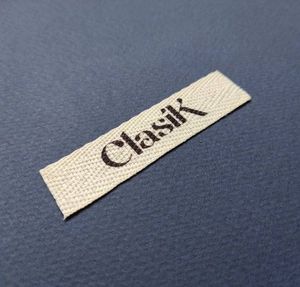 Etiquetas de nombre personalizadas, etiquetas de talla cosidas, etiquetas de marca tejidas, etiquetas lavables para ropa y calzado, hechas de tela de algodón. - Product Image 6
