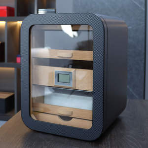 Kelas atas penyimpanan Mini besar Humidor Kuba kayu Cedar dalam stok dari produsen - Product Image 6