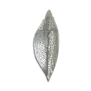 Stainless Steel <b>Leaf</b> <b>Wall</b> Hanging 470*1000MM Mirror Finish Hollow Laser Cut For Commercial Space <b>Decoration</b> - Product Image 5