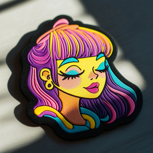 بقع مخصصة مطرزة بشعار قبعة مكواة ضغط حراري على خطاف وحلقة بقع تطريز للملابس - Product Image 4