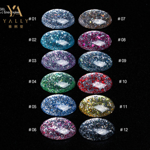 El mejor esmalte de gel uv popular de larga duración en 12 colores disco colorido crepúsculo brillo - Product Image 1