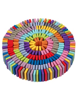 Khối Xếp Hình Vui Nhộn Cho Trẻ Em, Bộ Đồ Chơi Xếp Hình Đáng Yêu Bằng Gỗ Nhiều Màu Sắc - Product Image 1