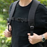 Sangle de poitrine pour sac à dos pour enfants et jeunes Ceinture de poitrine à sangle sternum réglable avec boucle à dégagement rapide pour sac Randonnée en plein air Cyclisme