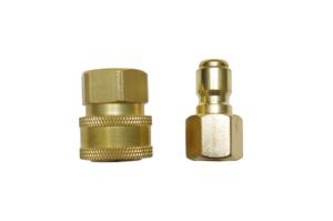 Offre Spéciale Laiton 3/8 Déconnexion rapide Ensemble <span class=keywords><strong>de</strong></span> Laveuse à Haute Pression Adaptateur - Product Image 2