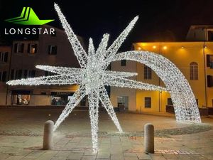 Place <span class=keywords><strong>de</strong></span> rue commerciale extérieure d'étoile d'explosion entourant le spectacle <span class=keywords><strong>de</strong></span> lumière <span class=keywords><strong>de</strong></span> conception d'ingénierie d'éclairage <span class=keywords><strong>de</strong></span> scène <span class=keywords><strong>de</strong></span> <span class=keywords><strong>nuit</strong></span> - Product Image 3