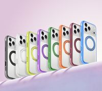 Casing HP Premium Matte PC untuk iPhone 17 18 Pro Max dengan Bracket Magnetik Putar 360 Derajat, Bumper TPU, Pelindung Kelas Militer