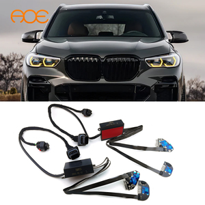 โมดูล DRL แบบเปลี่ยนสีได้สองสี ไฟหน้า LED สีขาวและสีเหลือง แบบเสียบใช้งานได้ทันที 8000 ลูเมนส์ สำหรับ <span class=keywords><strong>X5</strong></span> G05/X6 G06/X5M F95/X6M F96 - Product Image 1