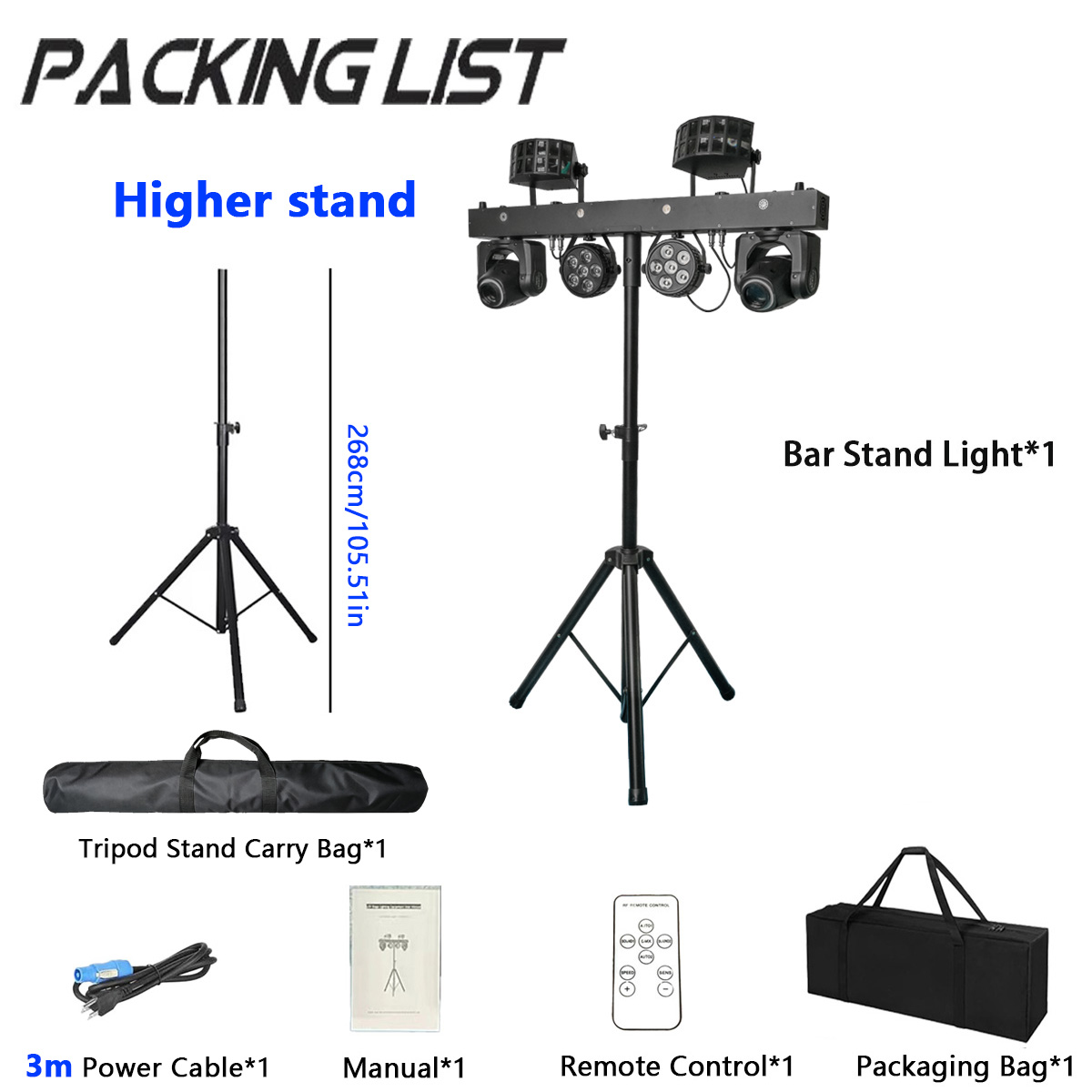 2.68M High Stand Gig bar