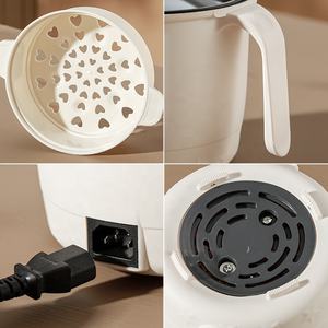 Mini pentola elettrica da 1.8 litri doppia caldaia elettrica antiaderente rivestita interna fuoco pentole elettriche - Product Image 5