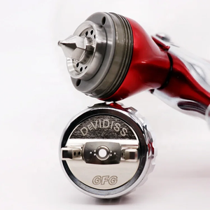 <span class=keywords><strong>Pistolet</strong></span> de pulvérisation haute pression DEVIDISS GFG Pro HVLP, buse de 1,3 mm, 600 ml, alimentation <span class=keywords><strong>pneumatique</strong></span>, 250 PSI, garantie 3 ans, peinture automobile - Product Image 3
