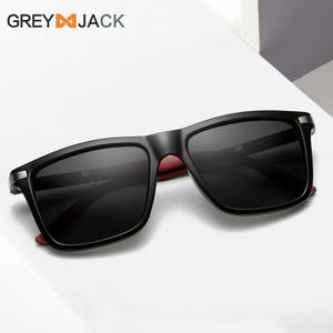 Lunettes de soleil polarisées Greyjack pour hommes, UV400, monture carrée, style rétro, verres TAC, charnières à ressort, pour la conduite - Product Image 5