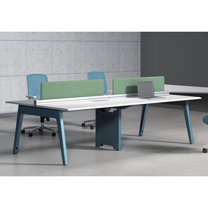 Escritorio Modular Extensible de Madera MFC, Diseño Moderno y Duradero, Convertible en Estación de Trabajo Compartida, para Oficina, Escuela, Hospital, Uso Directo - Product Image 2