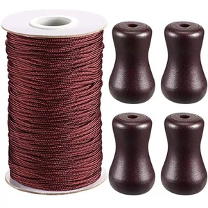 Composants de stores vénitiens en bois, cordon de tirage, pompon, stores de haute qualité à prix bas, matières premières, pièces certifiées ISO - Product Image 1