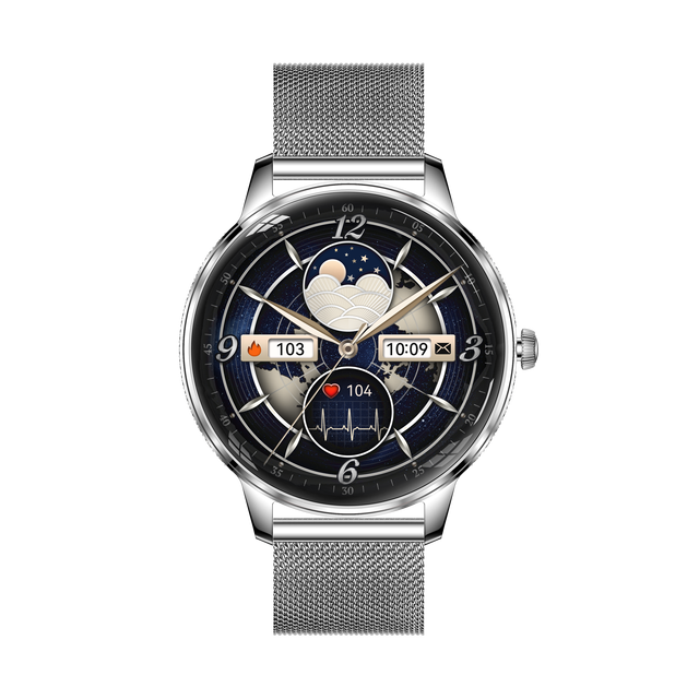 HK38 1.19" AMOLED Women's Smartwatch 44-49mm Screen Size Heart Rate Blood Pressure SpO2 Monitor IP67 Waterproof Alloy