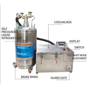 पशु कृषि वीर्य संग्रह फ्रीजिंग मशीन/मवेशी गाय भेड़ का प्रजनन जमे हुए शुक्राणु को स्वचालित शीतलन उपकरण - Product Image 1