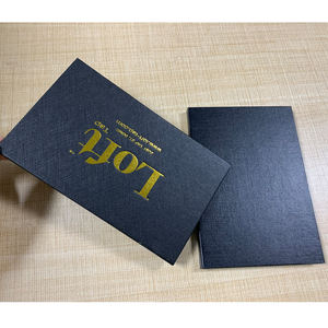 Caja de cartón de metal mate para tarjetas de crédito, caja de tarjeta de regalo personalizada, de un solo orificio, para tarjeta de membresía de regalo - Product Image 6