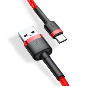 Baseus Câble USB Type C pour <span class=keywords><strong>Samsung</strong></span> S10 S9 <span class=keywords><strong>Charge</strong></span> rapide 3.0 Câble USB C <span class=keywords><strong>Charge</strong></span> rapide pour Huawei P30 Xiaomi Fil de chargeur USB-C - Product Image 1
