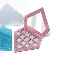 Palette de fards à paupières minéraux waterproof DIY 13 couleurs personnalisables, longue tenue, estompables, maquillage en marque blanche, vente en gros