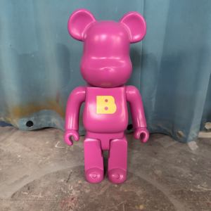Figura Bearbrick 1000% 70cm <span class=keywords><strong>Daft</strong></span> <span class=keywords><strong>Punk</strong></span> MICKEY MOUSE & AMICI Bianco Nero FRP Scultura Dipinta a Mano per Decorazione Casa - Product Image 5
