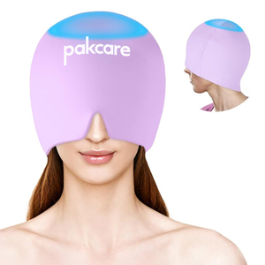 Usine OEM compresse chaude thérapie par le froid enveloppement de la tête <span class=keywords><strong>Gel</strong></span> glace mal de tête chapeau soulagement de la migraine - Product Image 5