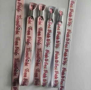 Pulsera de Tela Sublimada de Poliéster a Precio de Fábrica, Pulsera Tejida con Cierre de Seguridad, Regalos Promocionales Personalizados - Product Image 4