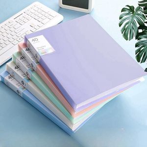 Custom Large Capacity A4 PP Material Morandi Color Insert Transparent <b>Music</b> Clip Printed Logo Label <b>Box</b> File - Product Image 2
