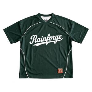 Custom Wholesale High Quality Polyester <b>Mesh</b> Retro Jersey Style Custom Logo Oversized Mens Sporty T <b>Shirt</b> - Product Image 3