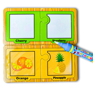 Cartes éducatives personnalisées à révéler à l'eau, cartes de coloriage magiques réutilisables à l'eau pour enfants, jouet d'apprentissage sans dégâts pour tout-petits - Product Image 5