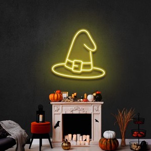 Luces LED de Neón Acrílicas Personalizadas para Halloween con Diseño de Calavera, Murciélago, Bruja y Calabaza para Letreros Luminosos LED Electrónicos - Product Image 3
