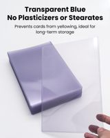 6x9 Toploader-Manchons rigides en PVC transparent pour la protection et l'envoi de cartes, photos et feuilles Jumbo (lot de 25)