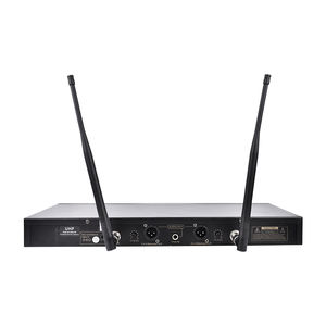 Sistema de Audio de mano dinámico inalámbrico V9 de alta calidad cardioide <span class=keywords><strong>Polar</strong></span> UHF para conferencias, cantos, karaoke, uso en escenario de Iglesia - Product Image 4