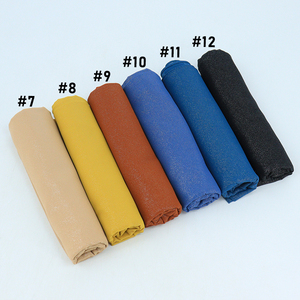 Thời Trang Shinny Voan Khăn Hijab Khăn Choàng Cho Phụ Nữ Hồi Giáo Hijab Phong Cách Ánh Kim Voan Khăn - Product Image 6
