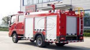 Camion de pompiers Foton 3 tonnes économique avec châssis fiable, véhicule HAZMAT pour petites stations de pompiers - Product Image 5