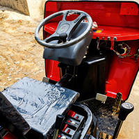 Camion benne diesel 3 roues spécifique à l'exploitation minière, capacité 3000 kg, mini-tricycle basculant à démarrage électrique pour un transport fiable dans les mines