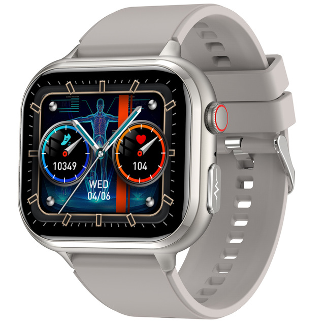 TK17 IP68 Square Smartwatch AI Voice Assistant Health ECG Heart Rate Blood Lipid Oxygen Monitoring BT Call 44-49mm Screen