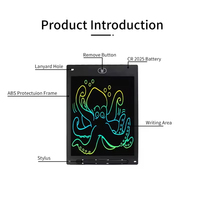 Tablette d'écriture numérique LCD 8,5 10 12 16 pouces, bloc-notes électronique, ardoise numérique, jouet pour enfants et tout-petits