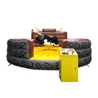Jeux pour adultes utilisés dans le commerce pour rodéo Bull Riding Machine Controls Gonflable Tauromachie Mécanique Bull Ride à vendre