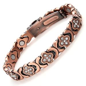 Braccialetti in Rame Puro Personalizzati per Donne, <span class=keywords><strong>Bracciale</strong></span> Magnetico Ultra Potente <span class=keywords><strong>con</strong></span> Magneti da 3800 Gauss - Product Image 6