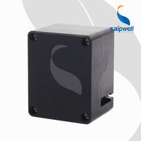 Boîte de jonction anti-explosion Saipwell SW-MC noire en SMC/fibre de verre IP66 avec bande d'étanchéité en silicone pour appareils électroniques universels