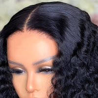 Peluca de Cabello Humano Remy sin Pegamento de Vietnam, con Frente de Encaje 13x4 SDD, Estilo Bob con Encaje Transparente HD, Color Negro Natural y Cabello de Bebé