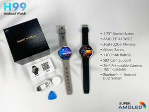 Montre connectée H99 Global Band 4G avec carte SIM, haute performance, Android 3+32 Go, appels indépendants, prise en charge des appels téléphoniques - Product Image 6