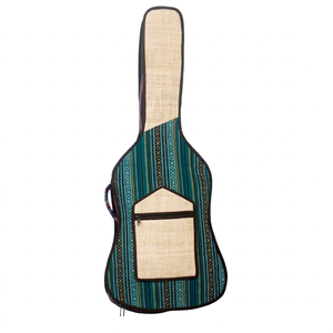 Housse de transport Asterisk Eddy Fin UB-23 pour ukulélé et guitare, taille standard, en chanvre/coton naturel, avec poignée de transport, en tissu Oxford, fermeture éclair himalayenne - Product Image 1