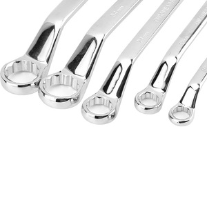 Double-ended Socket Wrench Set 6-point <b>Chrome</b> Plated High Carbon Steel Auto Repair Tool Torque Wrenches - Product Image 1