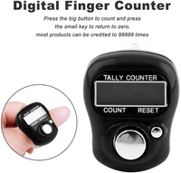 Compteur de doigts électronique pour bébés, compteur électronique à affichage numérique LCD à 5 chiffres, compteur à main pour Golf, compteur de articles