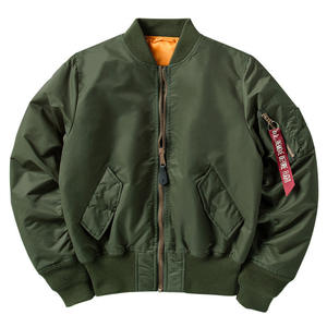 Custom Logo Spring Autumn Lightweight Pilot <strong>Jacket</strong> Short Retro Flight <strong>Jacket</strong> Windproof Waterproof Bomber MA1 <strong>Jacket</strong> for Man - Product Image 5