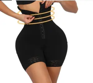 Karın kontrol kadınlar için yağ bel eğitmen zayıflama yağsız Shapewear şort tanga külot şekillendirme dikişsiz vücut şekillendirici Tong külot