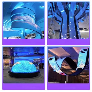 หน้าจอ LED แบบยืดหยุ่น คุณภาพดี แสดงผลแบบนุ่มนวล RGB สีสันสดใส สำหรับร้านค้า รุ่น LLR-4 หน้าจอ LED แบบโมดูลาร์ที่ดีที่สุด หน้าจอ LED แบบยืดหยุ่น - Product Image 6